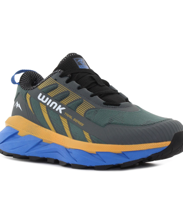 Wink Accra Dark Green-Blue Hiking Patike