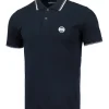 PitBull West Coast Majica Pique Stripes Regular - Navy