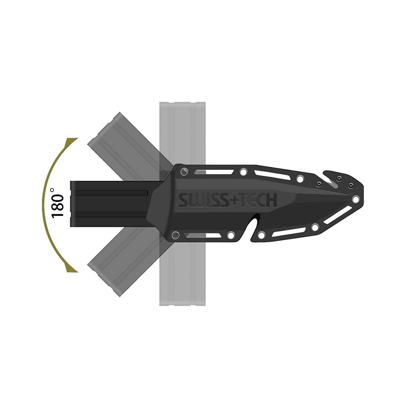 SWISSTECH nož sa fiksnim sečivom - Slika 5