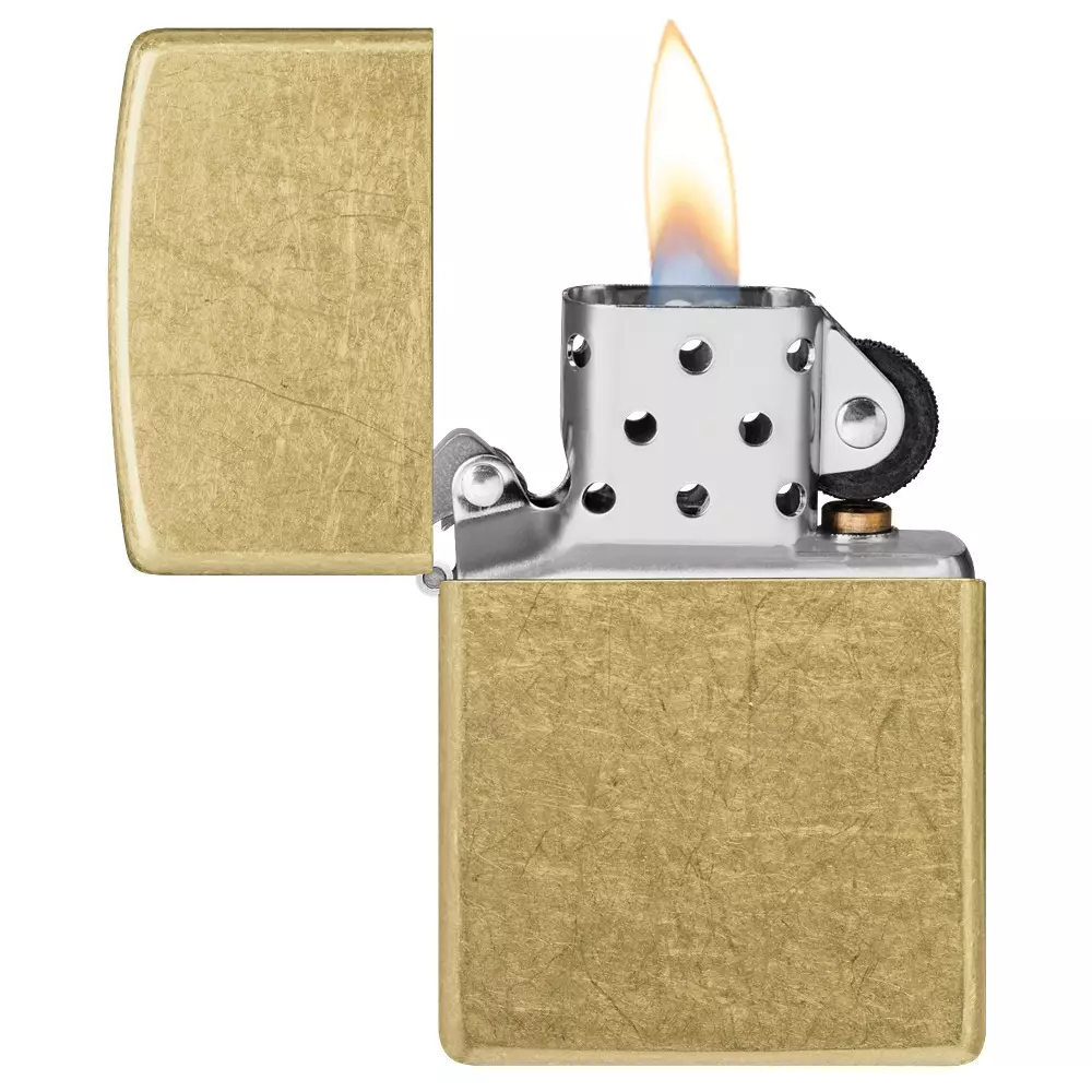 ZIPPO UPALJAČ - REG STREET BRASS - Slika 2