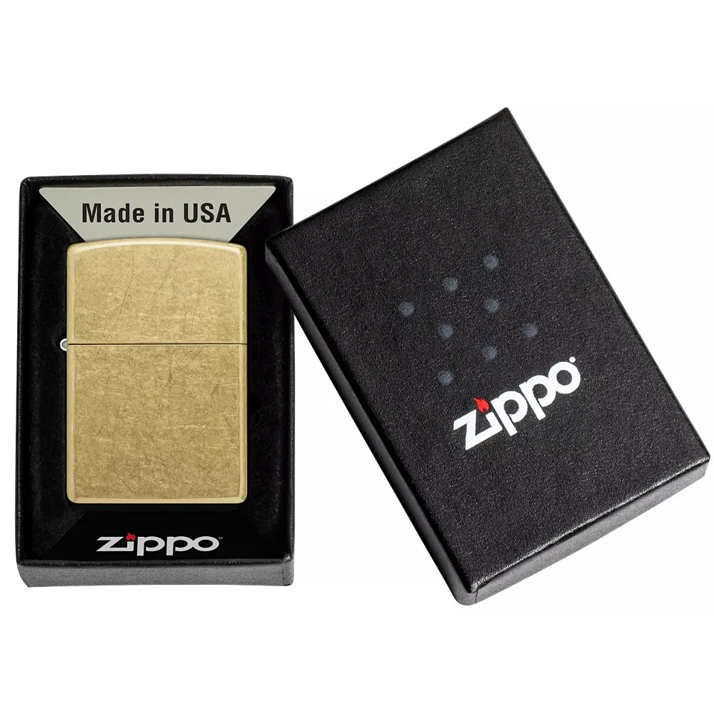 ZIPPO UPALJAČ - REG STREET BRASS - Slika 3