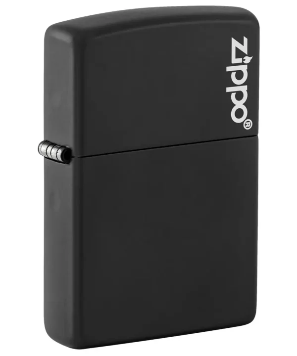 ZIPPO Upaljač - BLACK MATT - ZIPPO LOGO