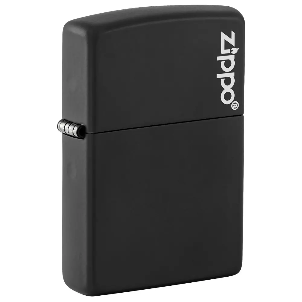 ZIPPO Upaljač - BLACK MATT - ZIPPO LOGO