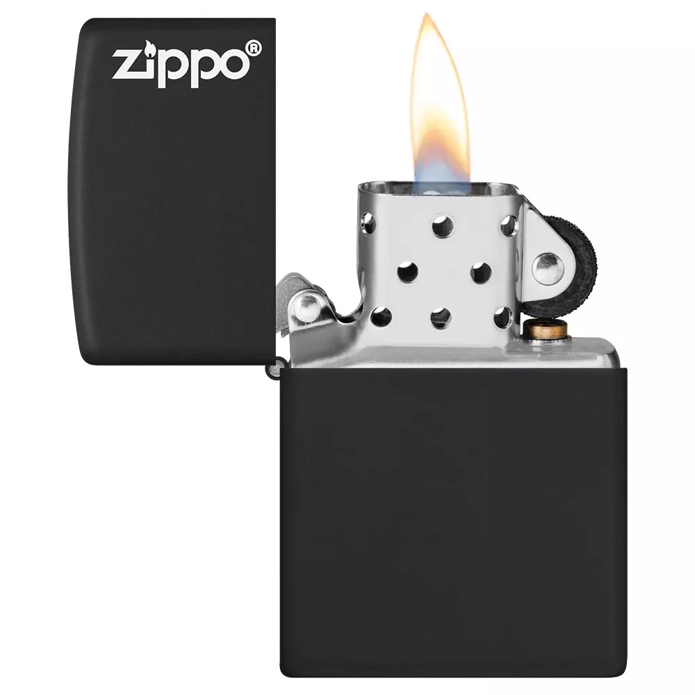 ZIPPO Upaljač - BLACK MATT - ZIPPO LOGO - Slika 2