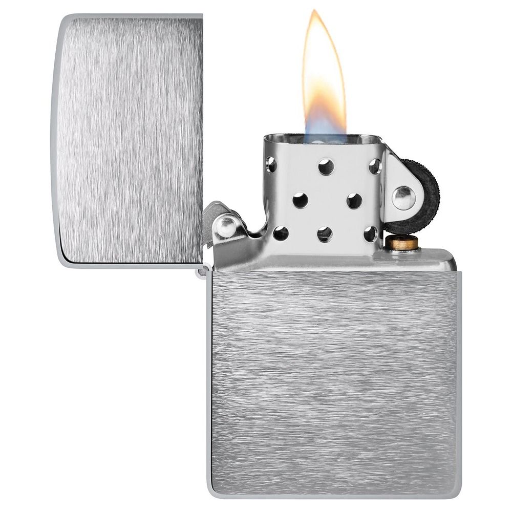ZIPPO Upaljač - BRUSH CHROME - Slika 2