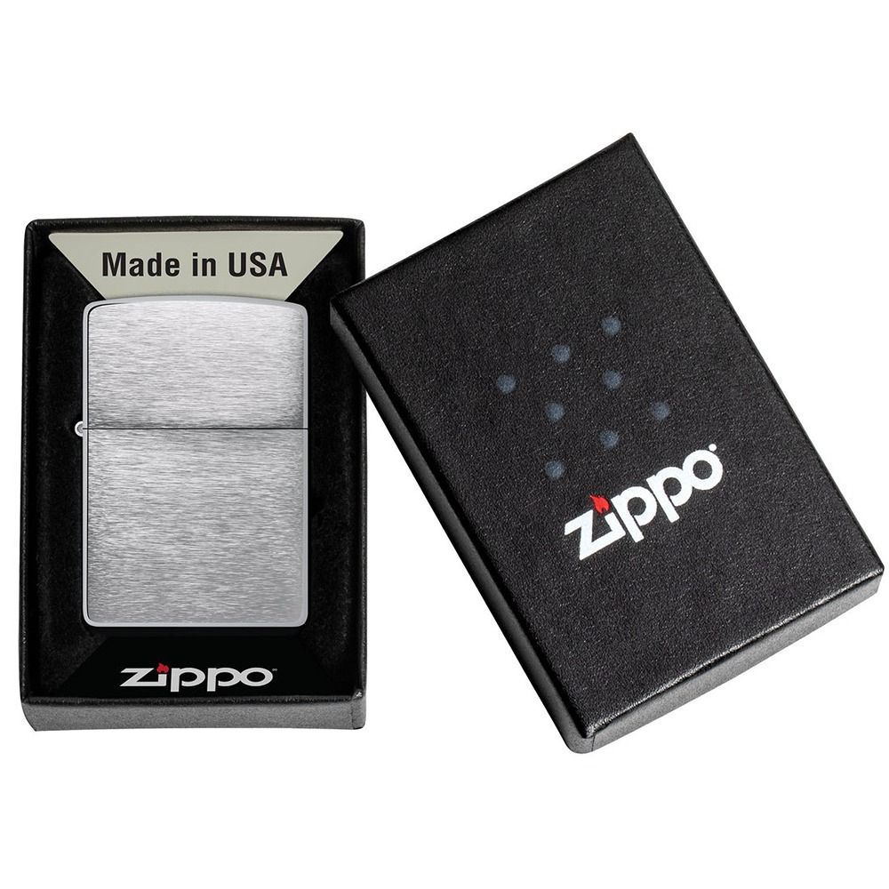 ZIPPO Upaljač - BRUSH CHROME - Slika 3