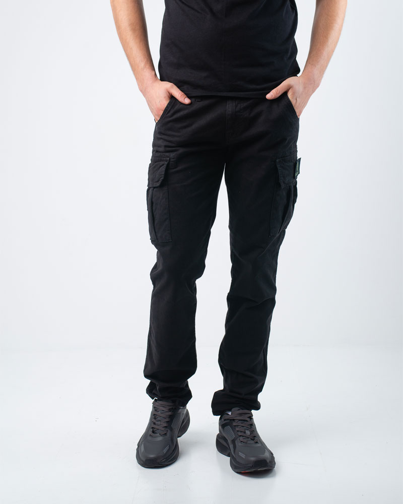 Pantalone kargo Brutal Unit Leonidas Black - Slika 3