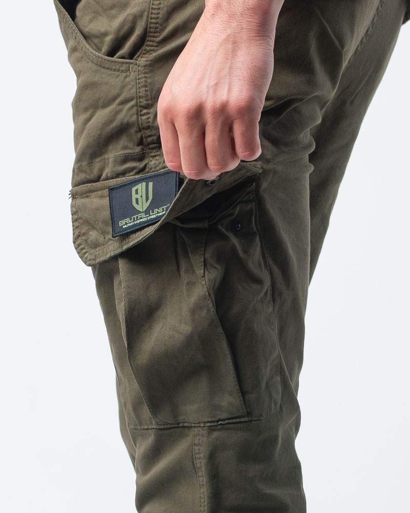 Pantalone kargo Brutal Unit Leonidas Olive