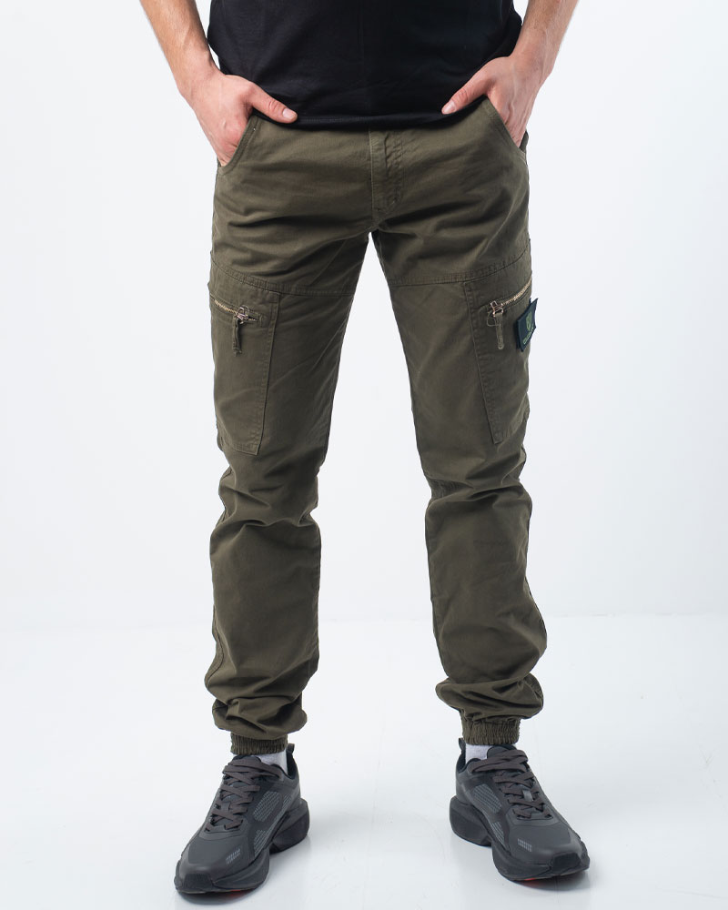 Pantalone kargo Brutal Unit Maximus Olive - Slika 2