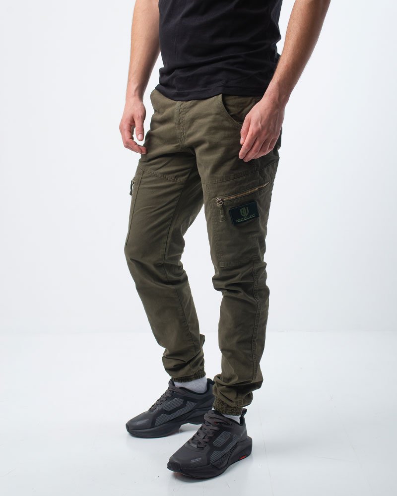 Pantalone kargo Brutal Unit Maximus Olive - Slika 3