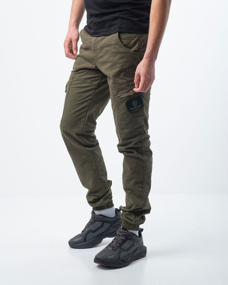 Pantalone kargo Brutal Unit Maximus Olive - Slika 4