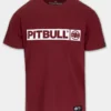 PitBull West Coast Majica HILLTOP Burgundy